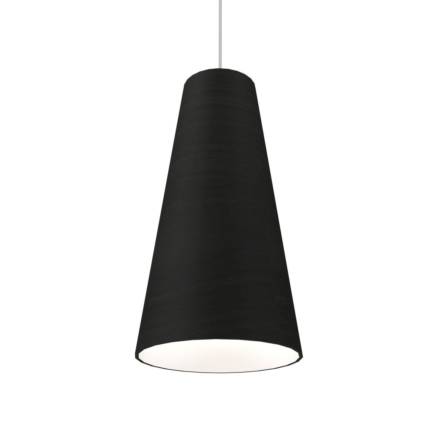 Accord Lighting - 1233.46 - One Light Pendant - Conical - Organic Black