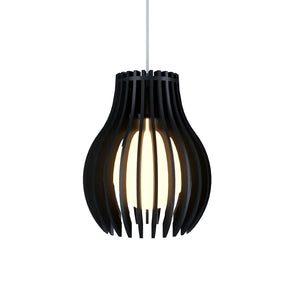 Accord Lighting - 1236.46 - One Light Pendant - Stecche di Legno - Organic Black