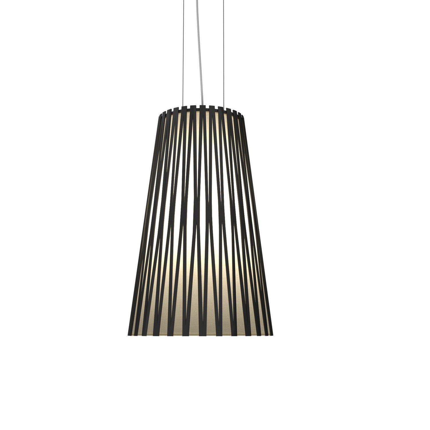 Accord Lighting - 1239.46 - One Light Pendant - Living Hinges - Organic Black