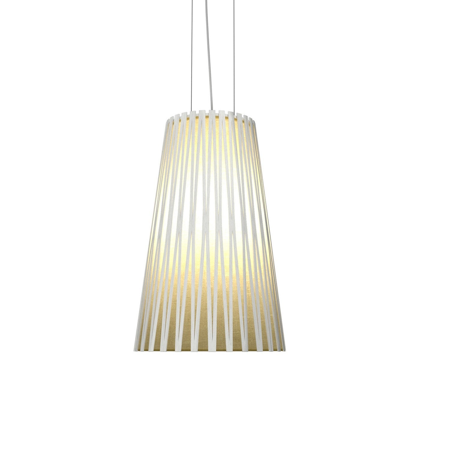 Accord Lighting - 1239.47 - One Light Pendant - Living Hinges - Organic White