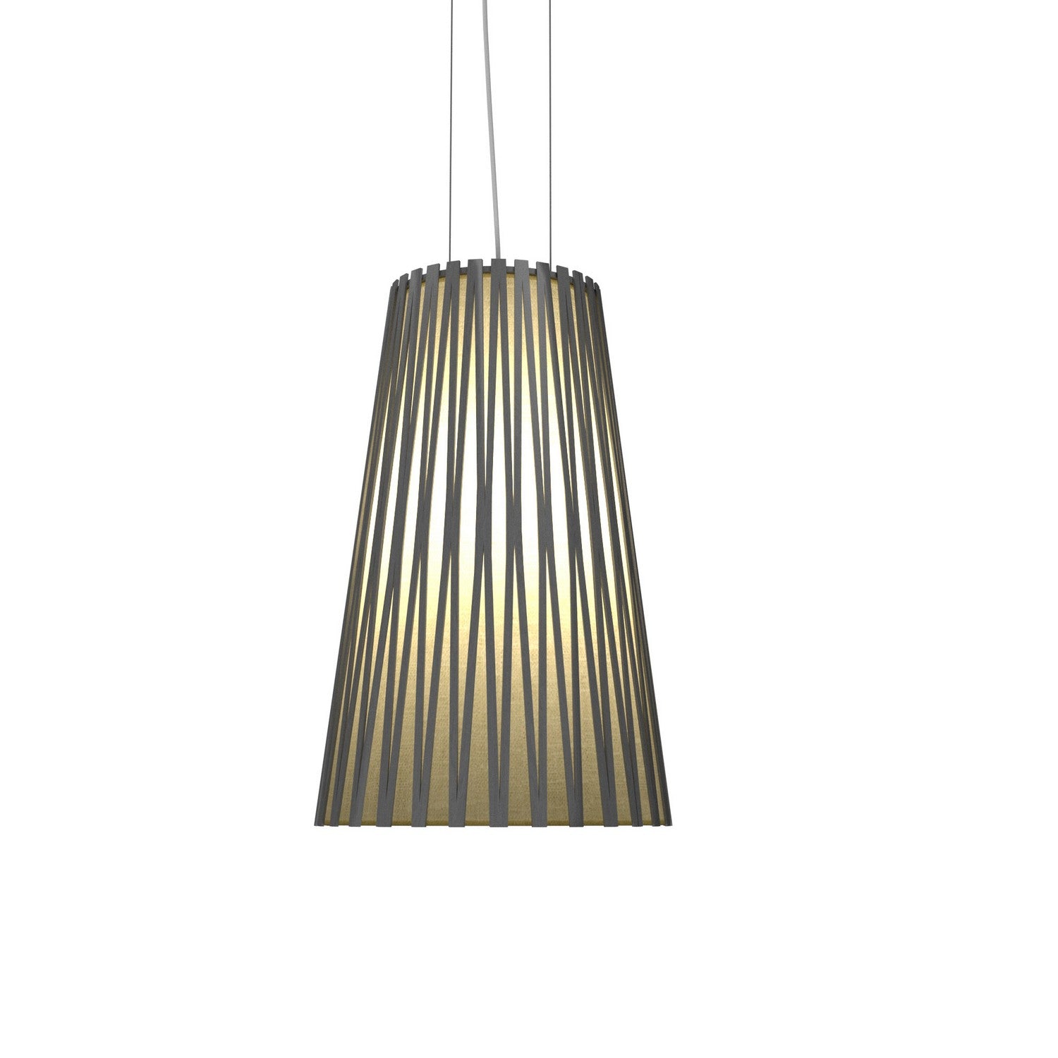 Accord Lighting - 1239.50 - One Light Pendant - Living Hinges - Organic Grey