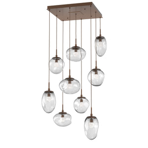 Hammerton Studio - CHB0069-09-BB-FC-C01-L3 - LED Pendant - Cosmos - Burnished Bronze