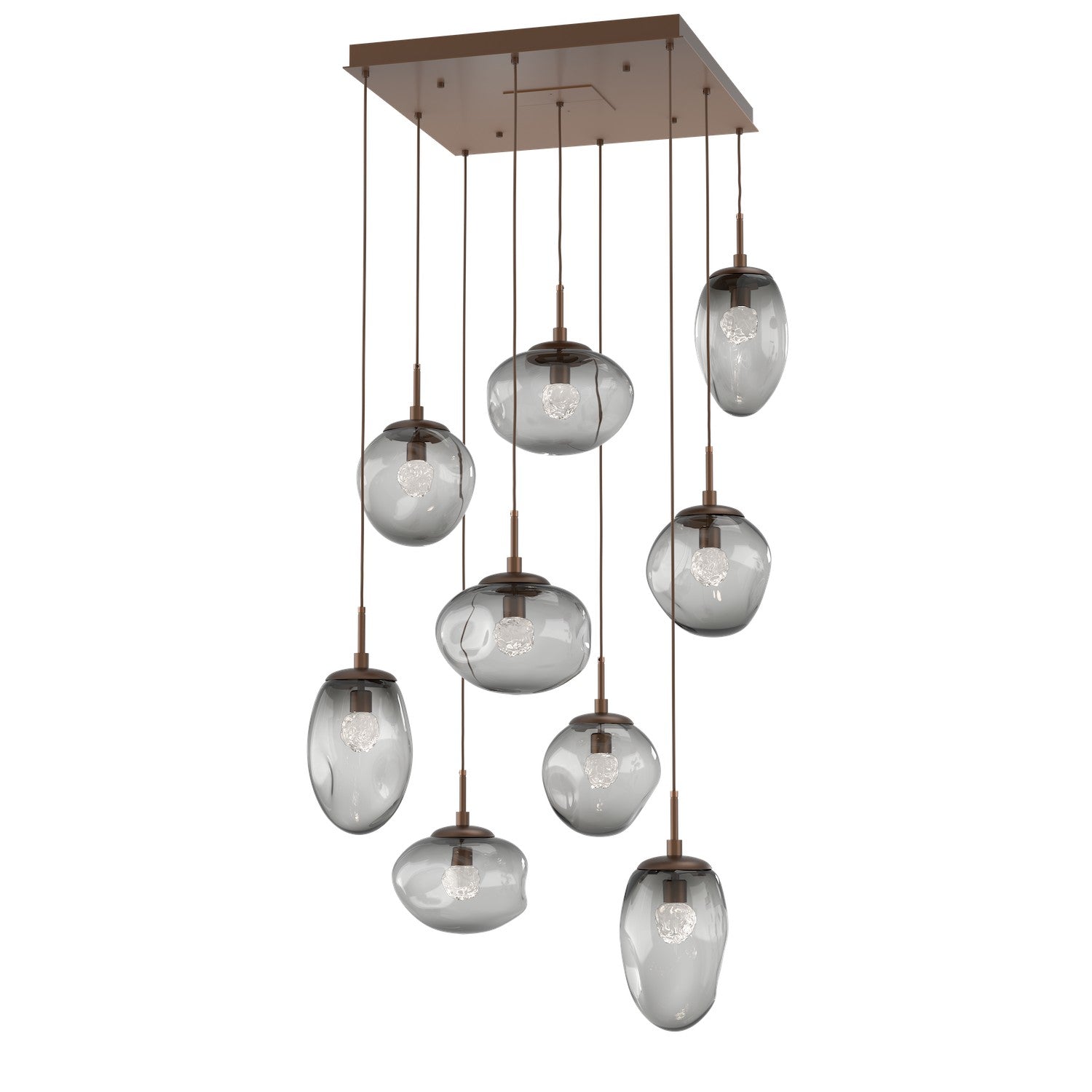 Hammerton Studio - CHB0069-09-BB-FS-C01-L3 - LED Pendant - Cosmos - Burnished Bronze
