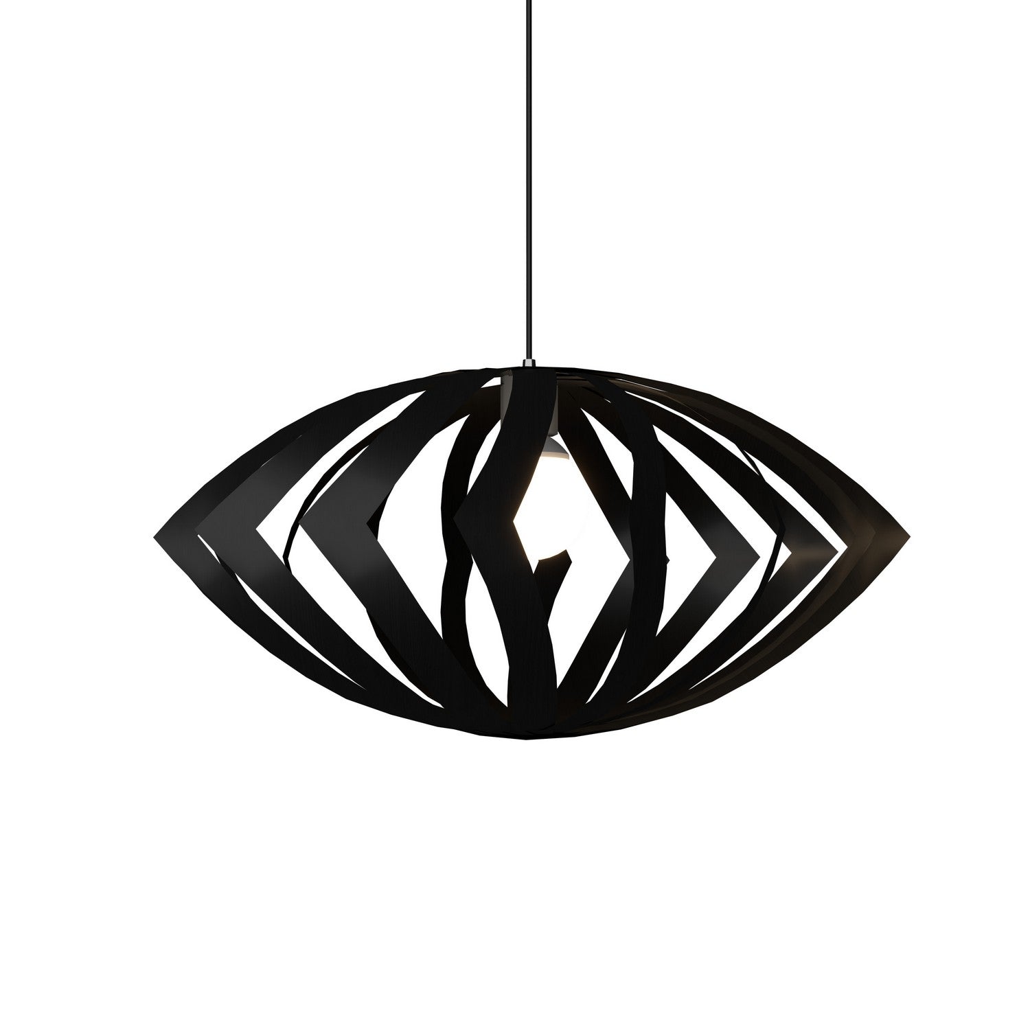 Accord Lighting - 1243.46 - One Light Pendant - Clean - Organic Black