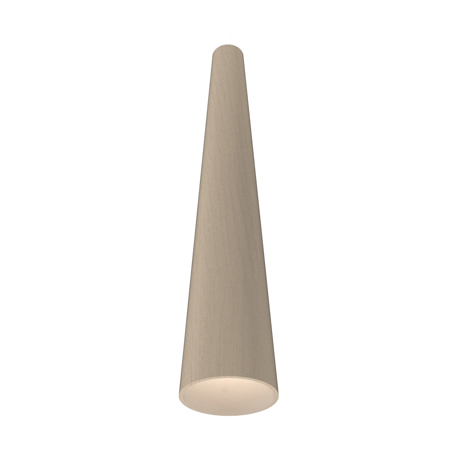 Accord Lighting - 1276.48 - One Light Pendant - Conical - Organic Cappuccino