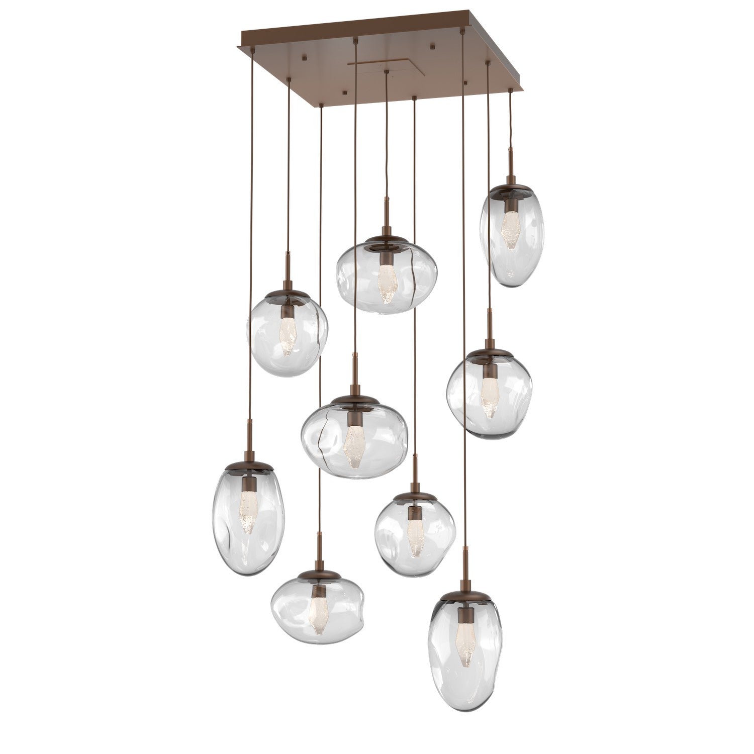 Hammerton Studio - CHB0069-09-BB-GC-C01-L1 - LED Pendant - Cosmos - Burnished Bronze
