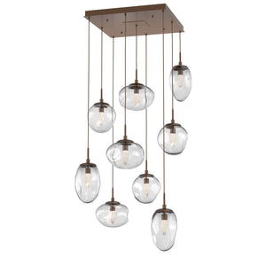 Hammerton Studio - CHB0069-09-BB-GC-C01-L3 - LED Pendant - Cosmos - Burnished Bronze
