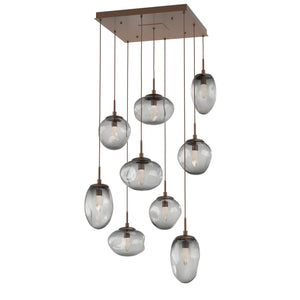 Hammerton Studio - CHB0069-09-BB-GS-C01-L3 - LED Pendant - Cosmos - Burnished Bronze