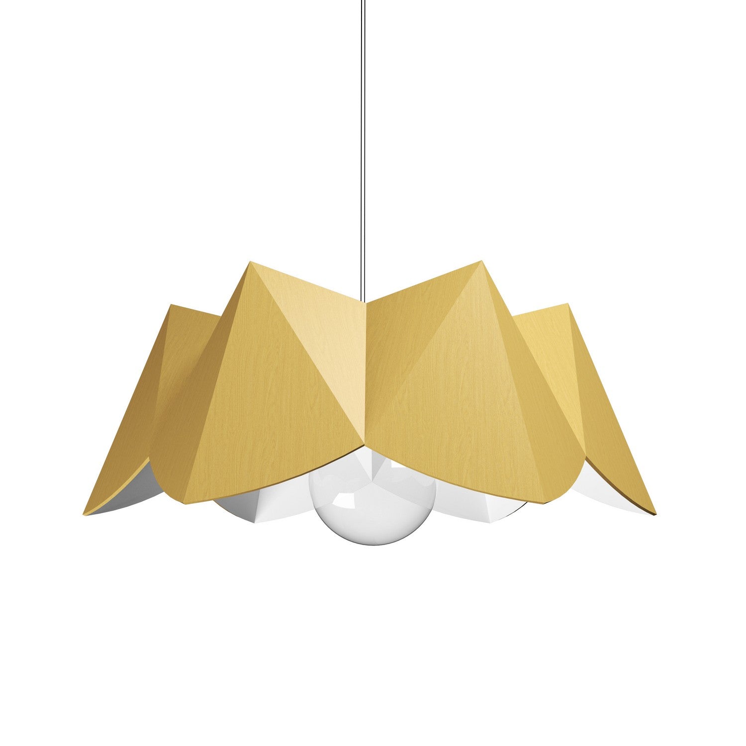 Accord Lighting - 1281.49 - One Light Pendant - Physalis - Organic Gold