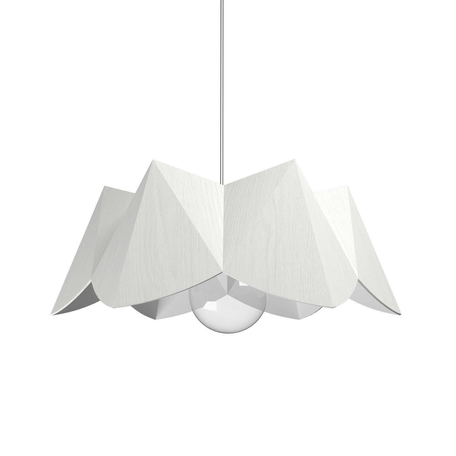 Accord Lighting - 1283.47 - One Light Pendant - Physalis - Organic White