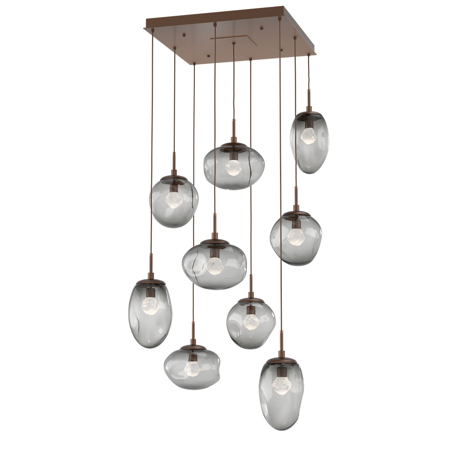 Hammerton Studio - CHB0069-09-BB-ZS-C01-L1 - LED Pendant - Cosmos - Burnished Bronze