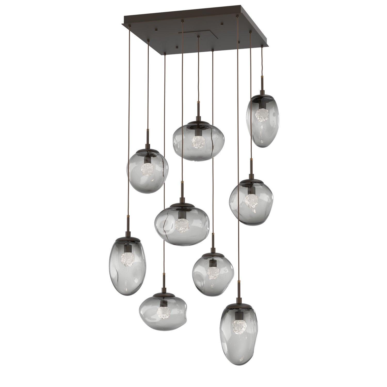 Hammerton Studio - CHB0069-09-FB-FS-C01-L3 - LED Pendant - Cosmos - Flat Bronze