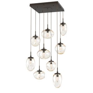 Hammerton Studio - CHB0069-09-FB-GA-C01-L3 - LED Pendant - Cosmos - Flat Bronze