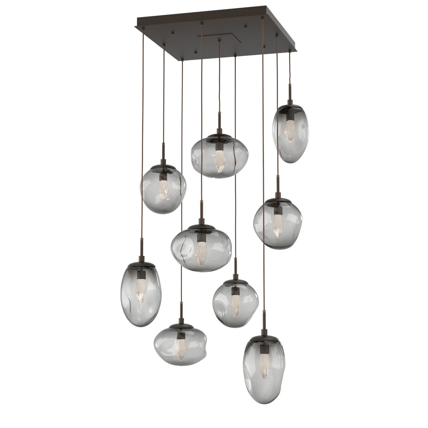 Hammerton Studio - CHB0069-09-FB-GS-C01-L3 - LED Pendant - Cosmos - Flat Bronze