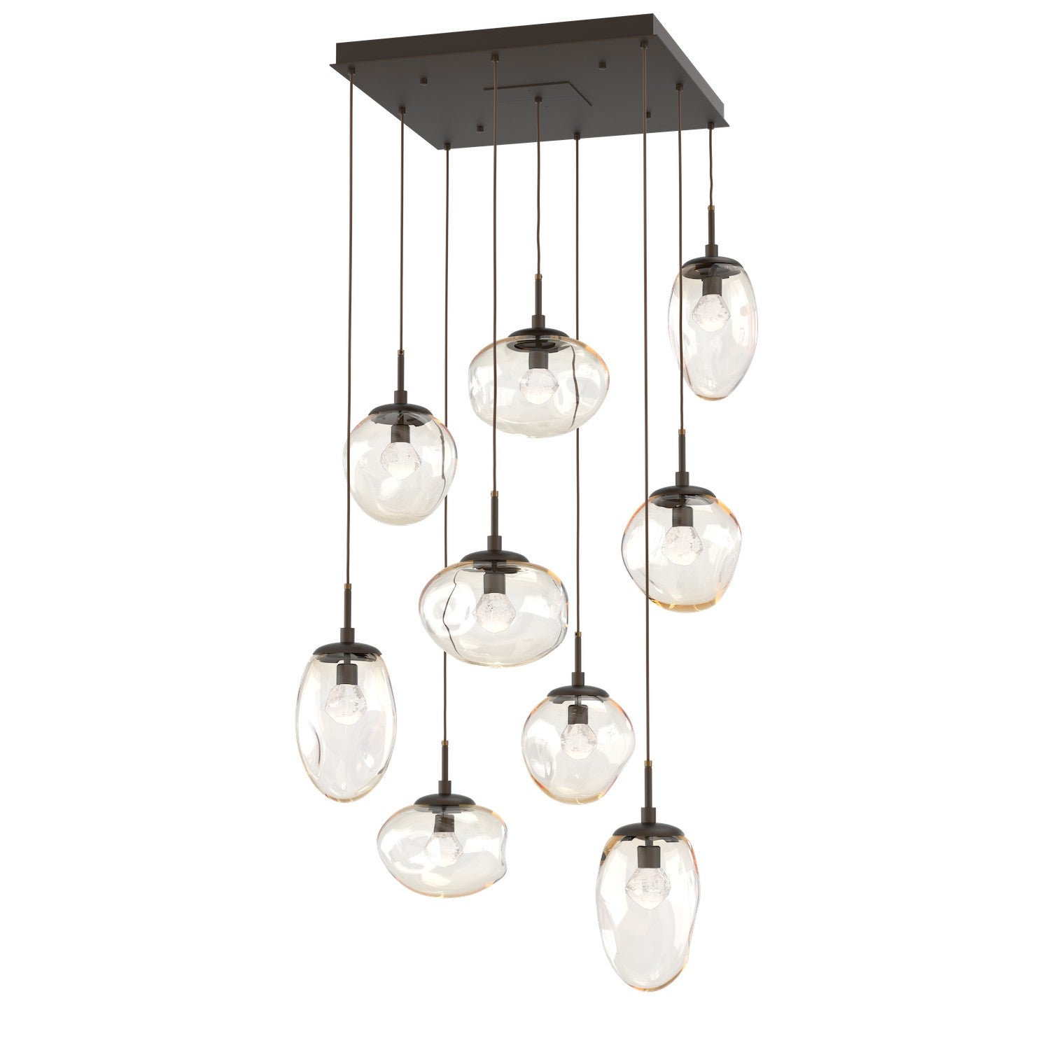 Hammerton Studio - CHB0069-09-FB-ZA-C01-L3 - LED Pendant - Cosmos - Flat Bronze