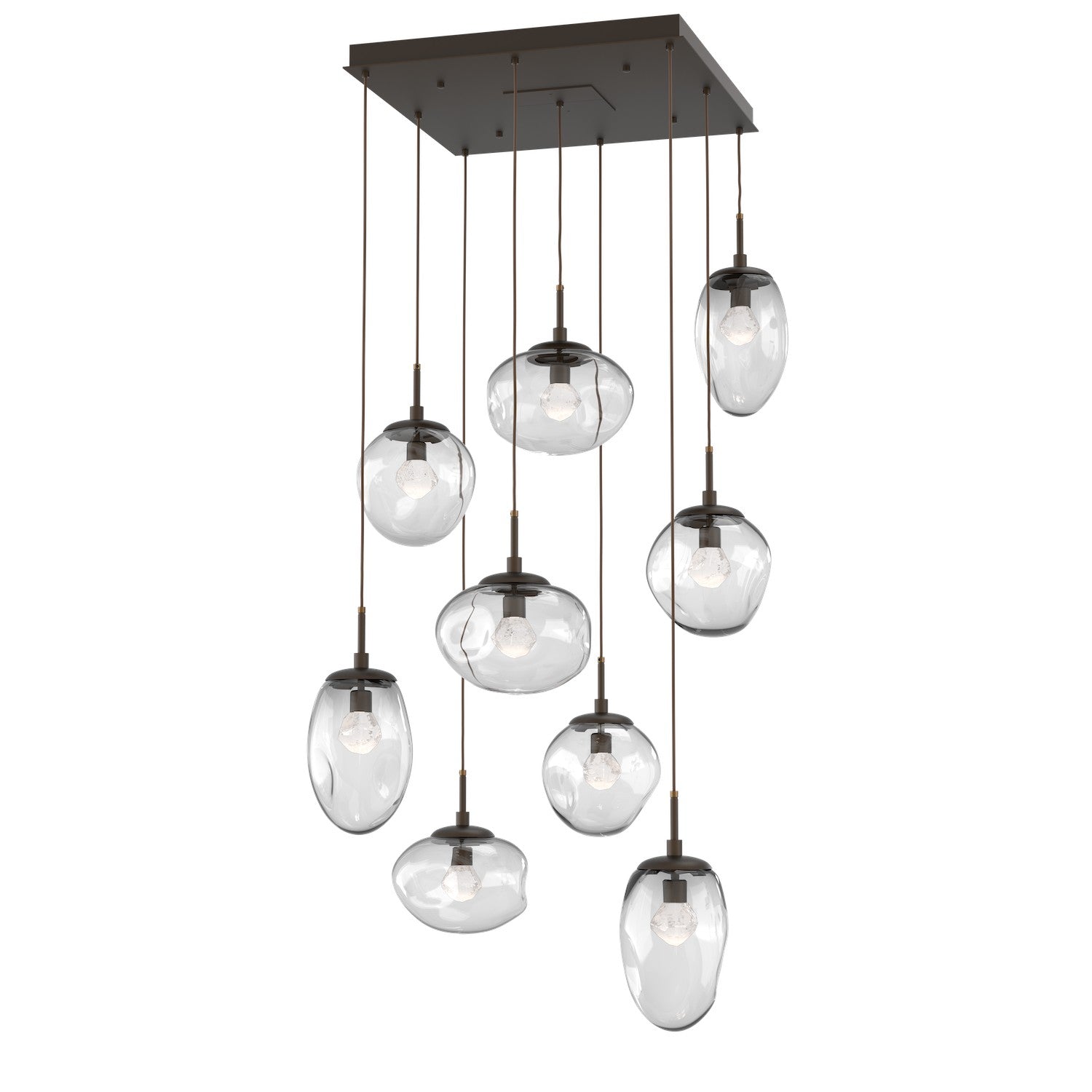 Hammerton Studio - CHB0069-09-FB-ZC-C01-L3 - LED Pendant - Cosmos - Flat Bronze