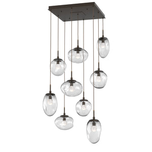 Hammerton Studio - CHB0069-09-FB-ZC-C01-L3 - LED Pendant - Cosmos - Flat Bronze