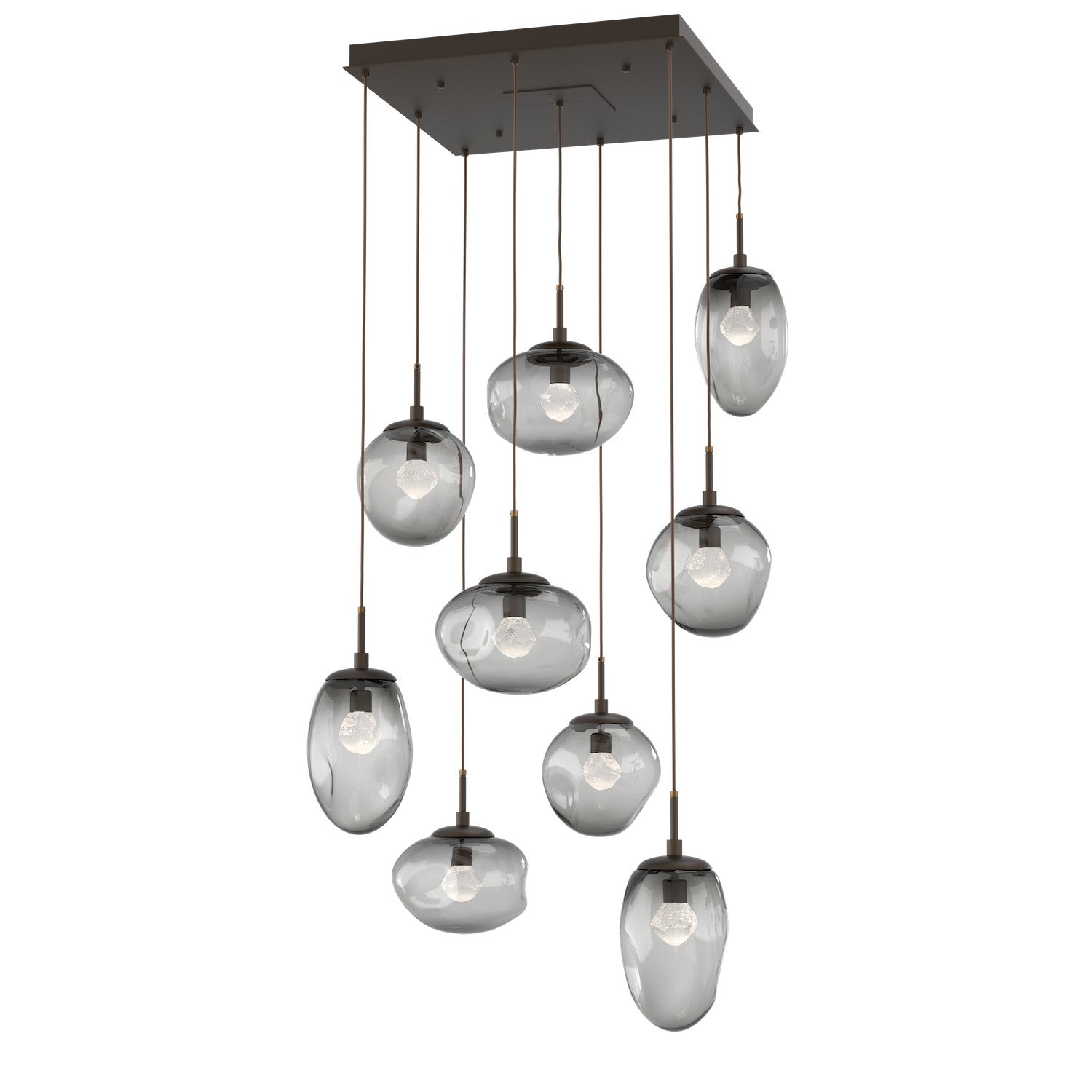 Hammerton Studio - CHB0069-09-FB-ZS-C01-L1 - LED Pendant - Cosmos - Flat Bronze