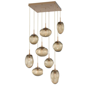 Hammerton Studio - CHB0069-09-NB-GB-C01-L3 - LED Pendant - Cosmos - Novel Brass