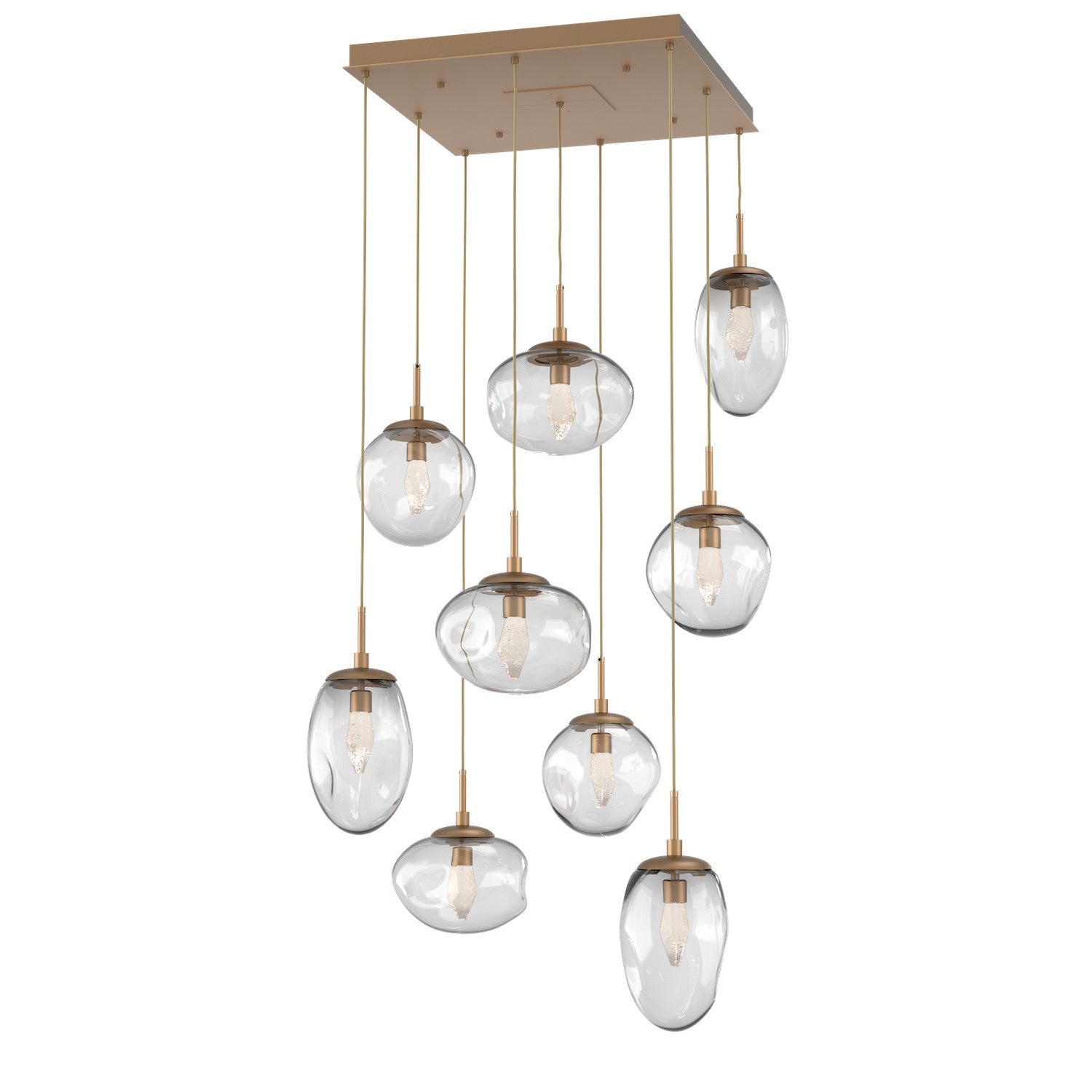 Hammerton Studio - CHB0069-09-NB-GC-C01-L3 - LED Pendant - Cosmos - Novel Brass