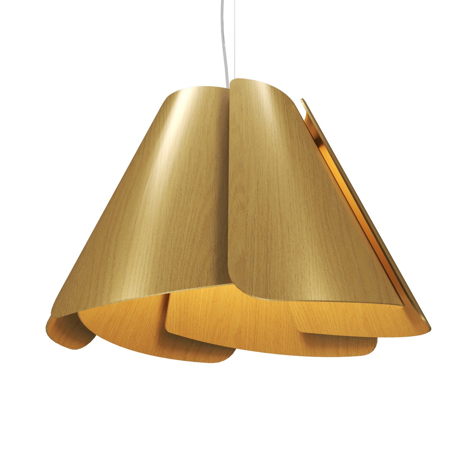 Accord Lighting - 1364.49 - One Light Pendant - Fuchsia - Organic Gold