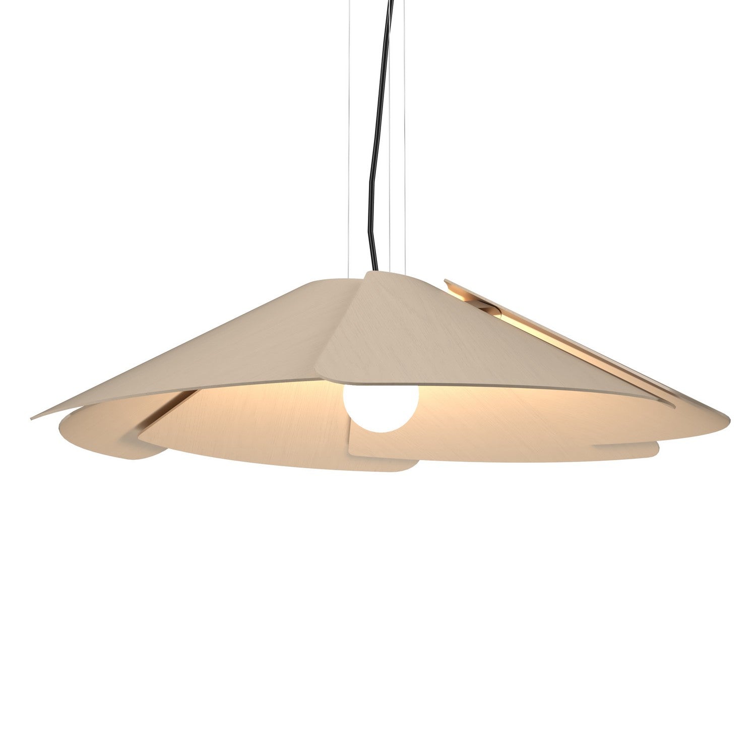 Accord Lighting - 1365.48 - One Light Pendant - Fuchsia - Organic Cappuccino