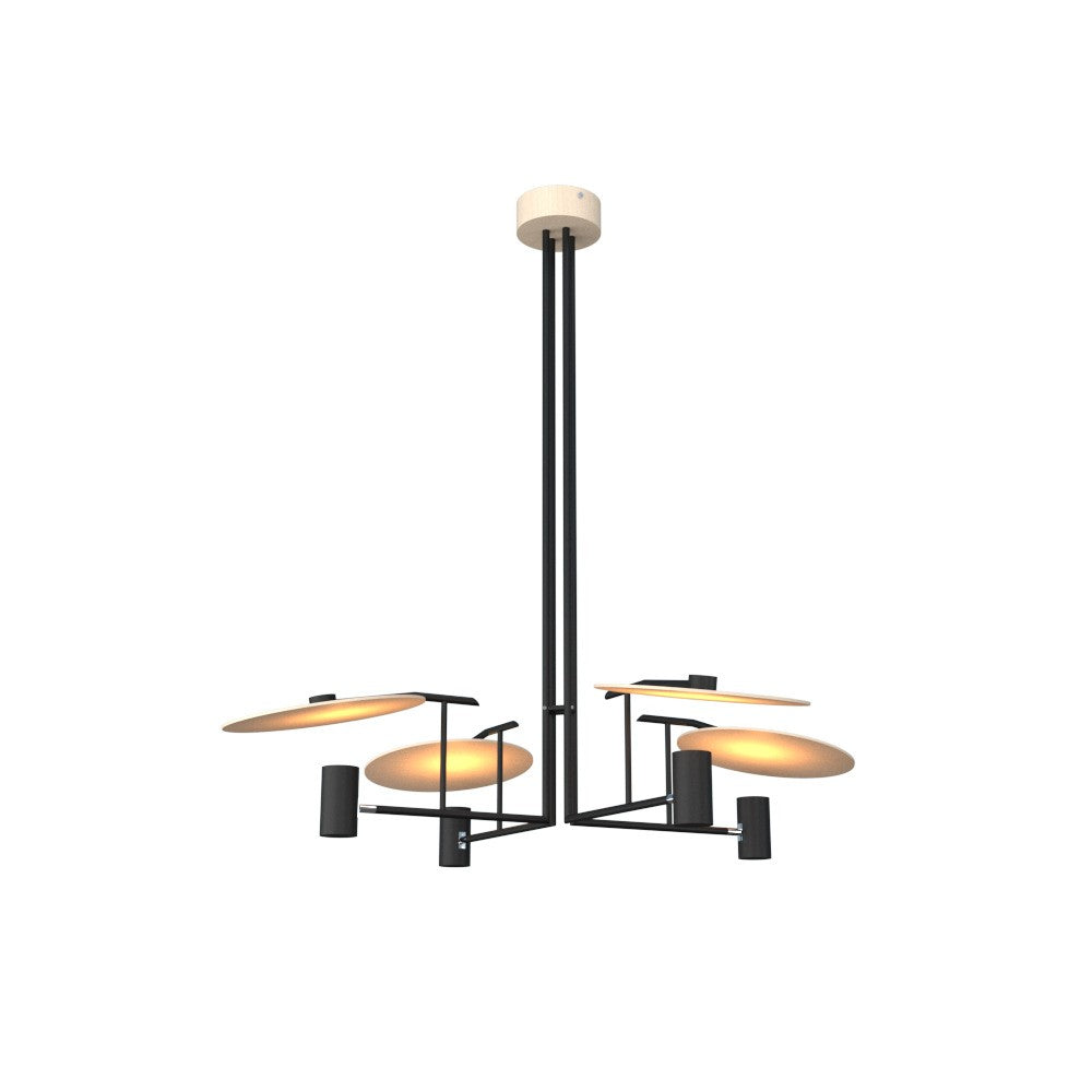 Accord Lighting - 1419.48 - Four Light Pendant - Dot - Organic Cappuccino