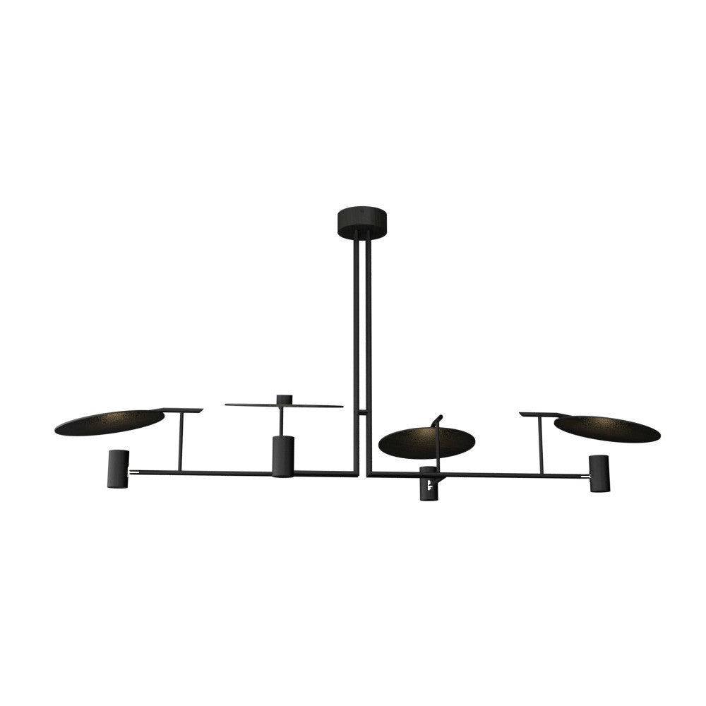 Accord Lighting - 1420.46 - Four Light Pendant - Dot - Organic Black