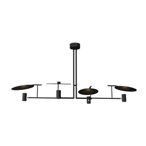 Accord Lighting - 1420.46 - Four Light Pendant - Dot - Organic Black