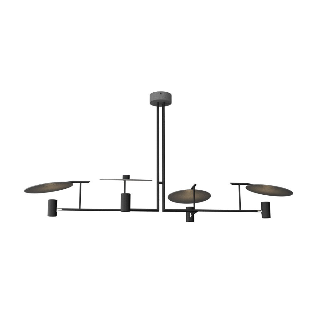 Accord Lighting - 1420.50 - Four Light Pendant - Dot - Organic Grey