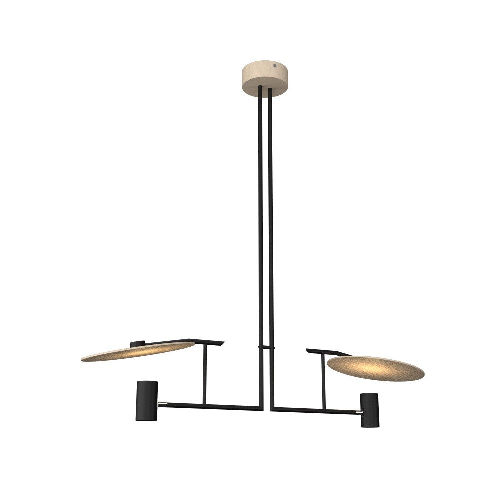 Accord Lighting - 1421.48 - Two Light Pendant - Dot - Organic Cappuccino