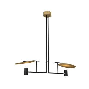 Accord Lighting - 1421.49 - Two Light Pendant - Dot - Organic Gold