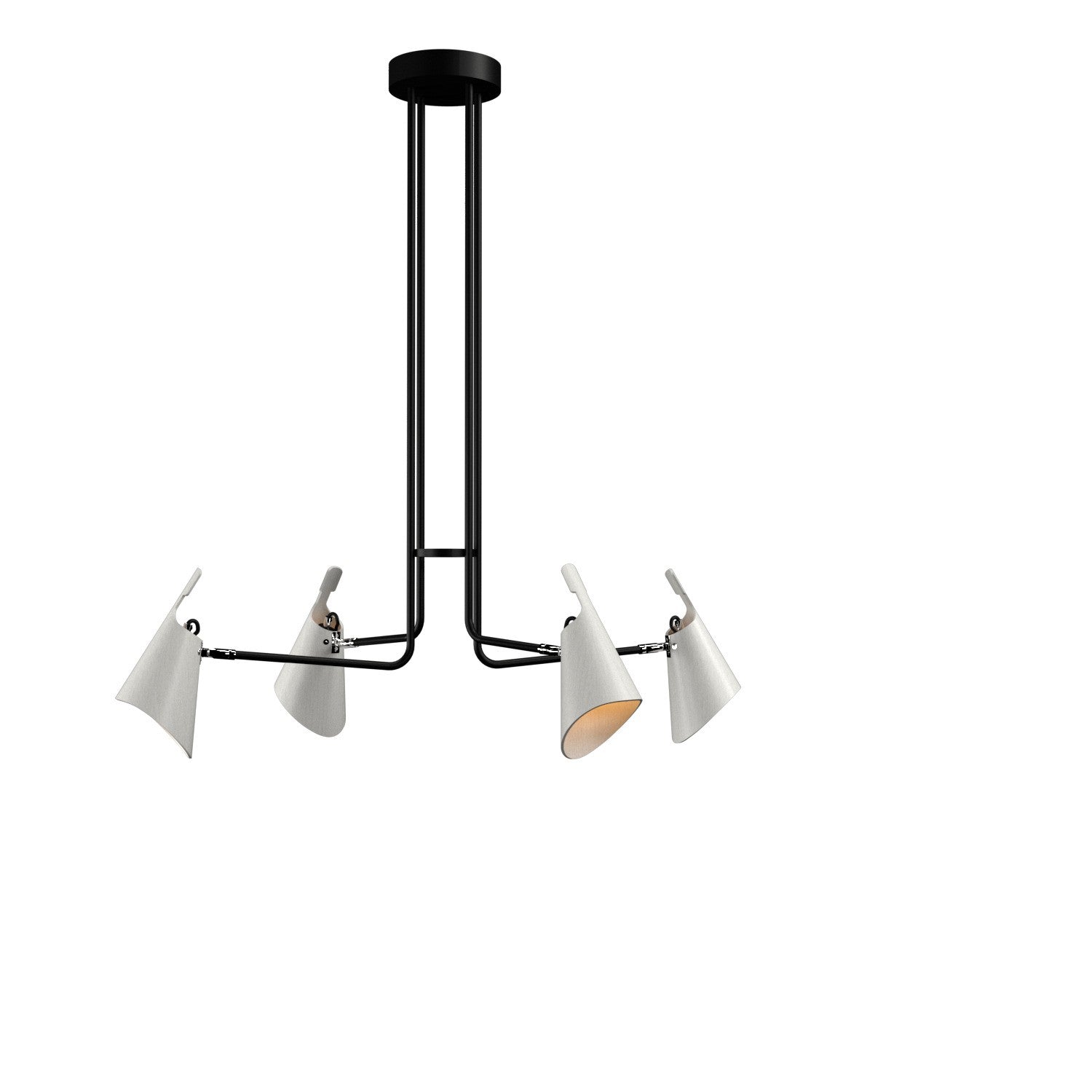 Accord Lighting - 1446.47 - Four Light Pendant - Balance - Organic White