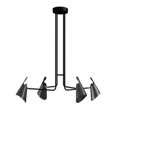 Accord Lighting - 1446.50 - Four Light Pendant - Balance - Organic Grey