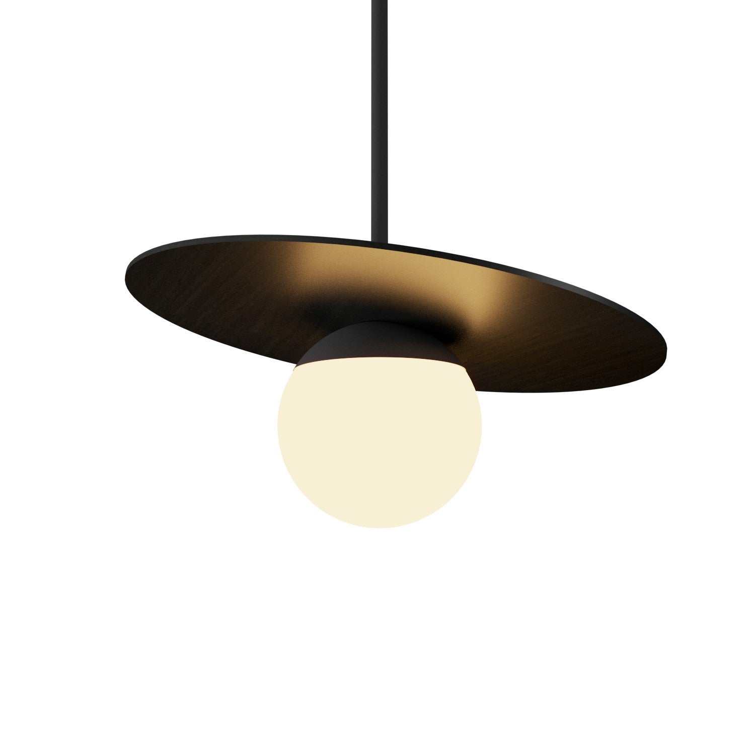 Accord Lighting - 1462.46 - One Light Pendant - Orbit - Organic Black