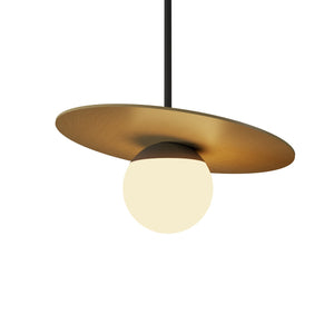 Accord Lighting - 1462.49 - One Light Pendant - Orbit - Organic Gold