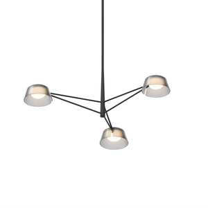 Sonneman - 2033.25K - LED Pendant - Ray - Satin Black