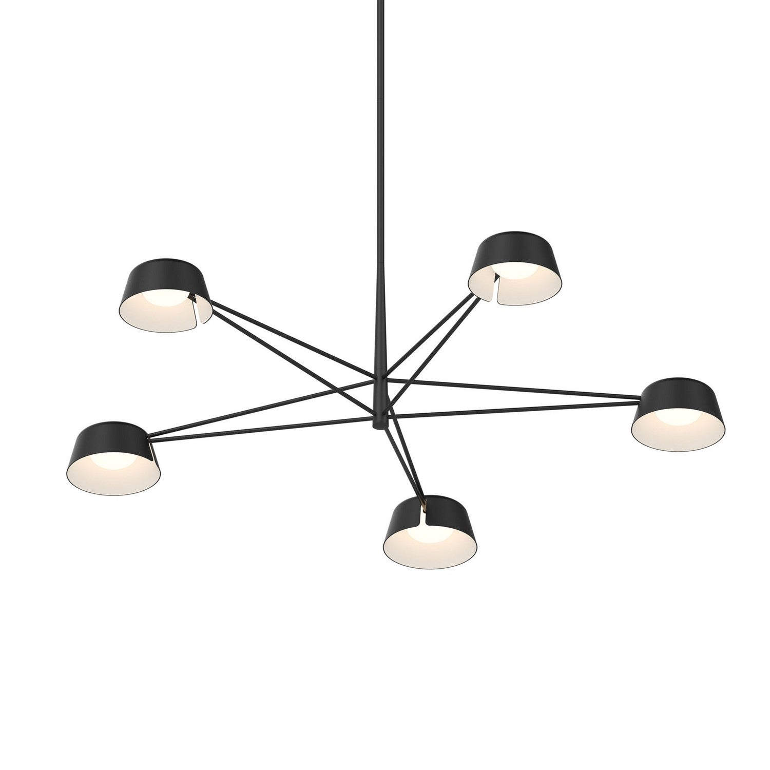 Sonneman - 2035.25 - Five Light Pendant - Satin Black