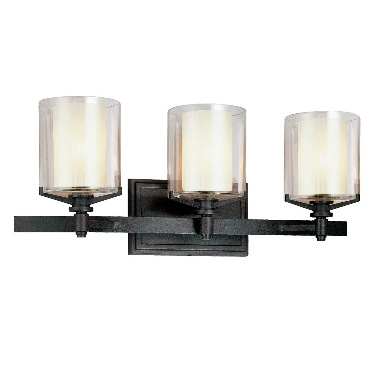 Troy Lighting - B1713-TRN - Three Light Bath And Vanity - Arcadia - Textured Iron