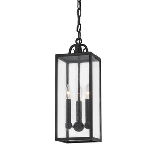 Troy Lighting - F2066-FOR - Three Light Outdoor Lantern - Caiden - Forged Iron