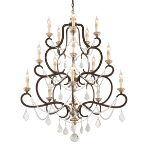 Troy Lighting - F3517-PZ/DG - 15 Light Chandelier - Bordeaux - Parisian Bronze