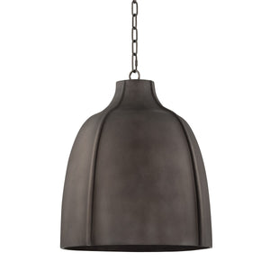 Troy Lighting - F3720-BKG - One Light Pendant - Flint - Blackened Graphite