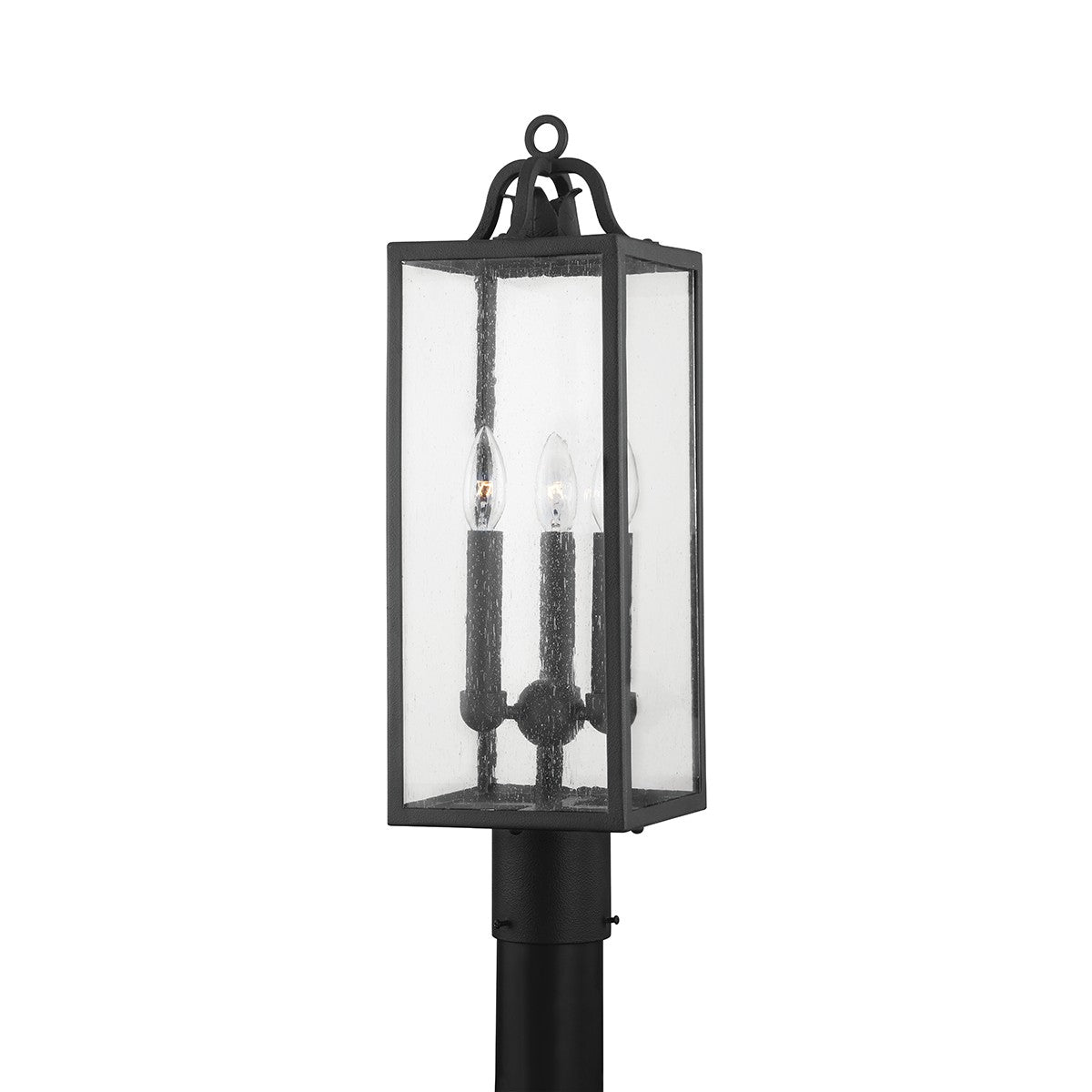 Troy Lighting - P2067-FOR - Three Light Outdoor Post Mount - Caiden - Forged Iron