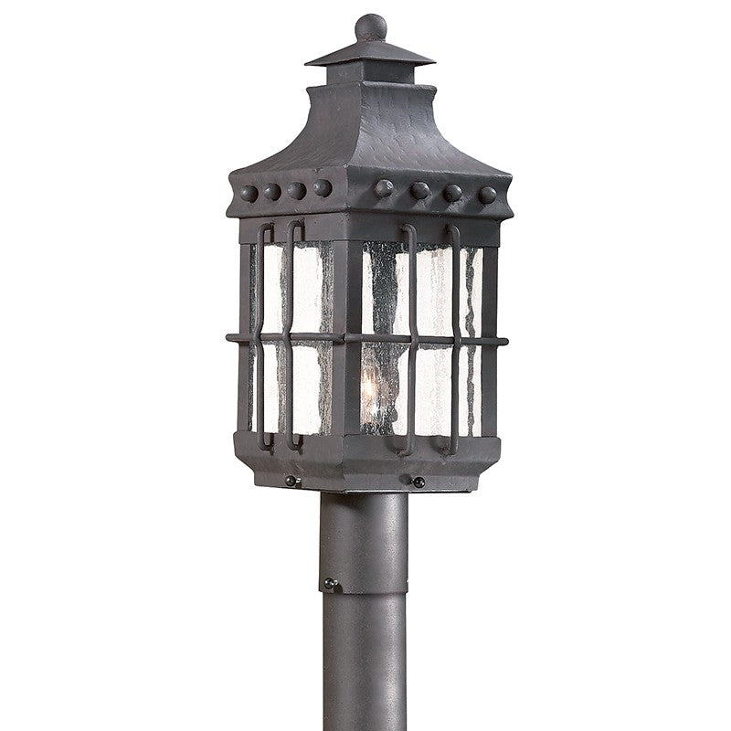 Troy Lighting - P8972-TBK - One Light Post Lantern - Dover