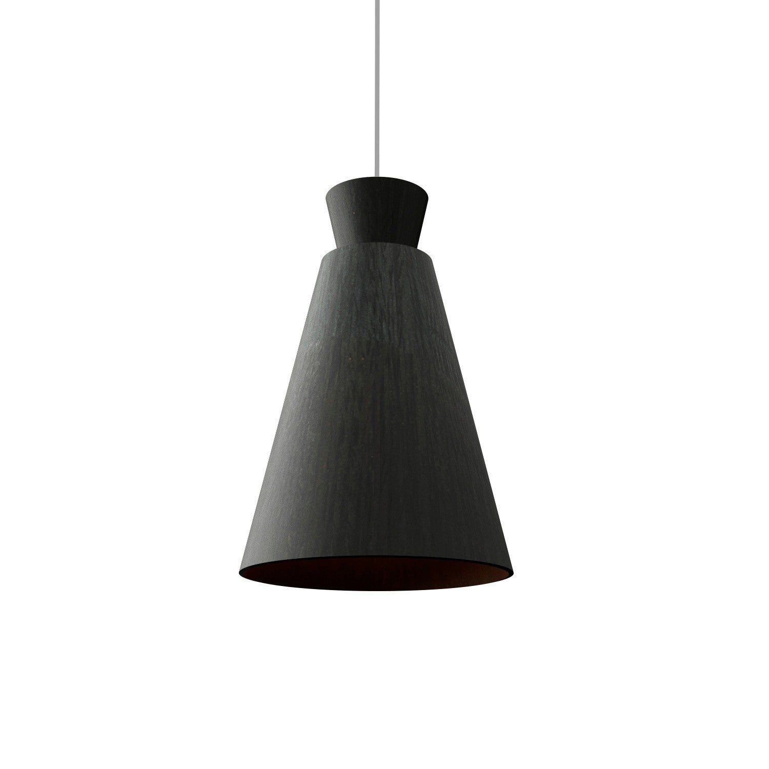 Accord Lighting - 1473.46 - One Light Pendant - Conical - Organic Black