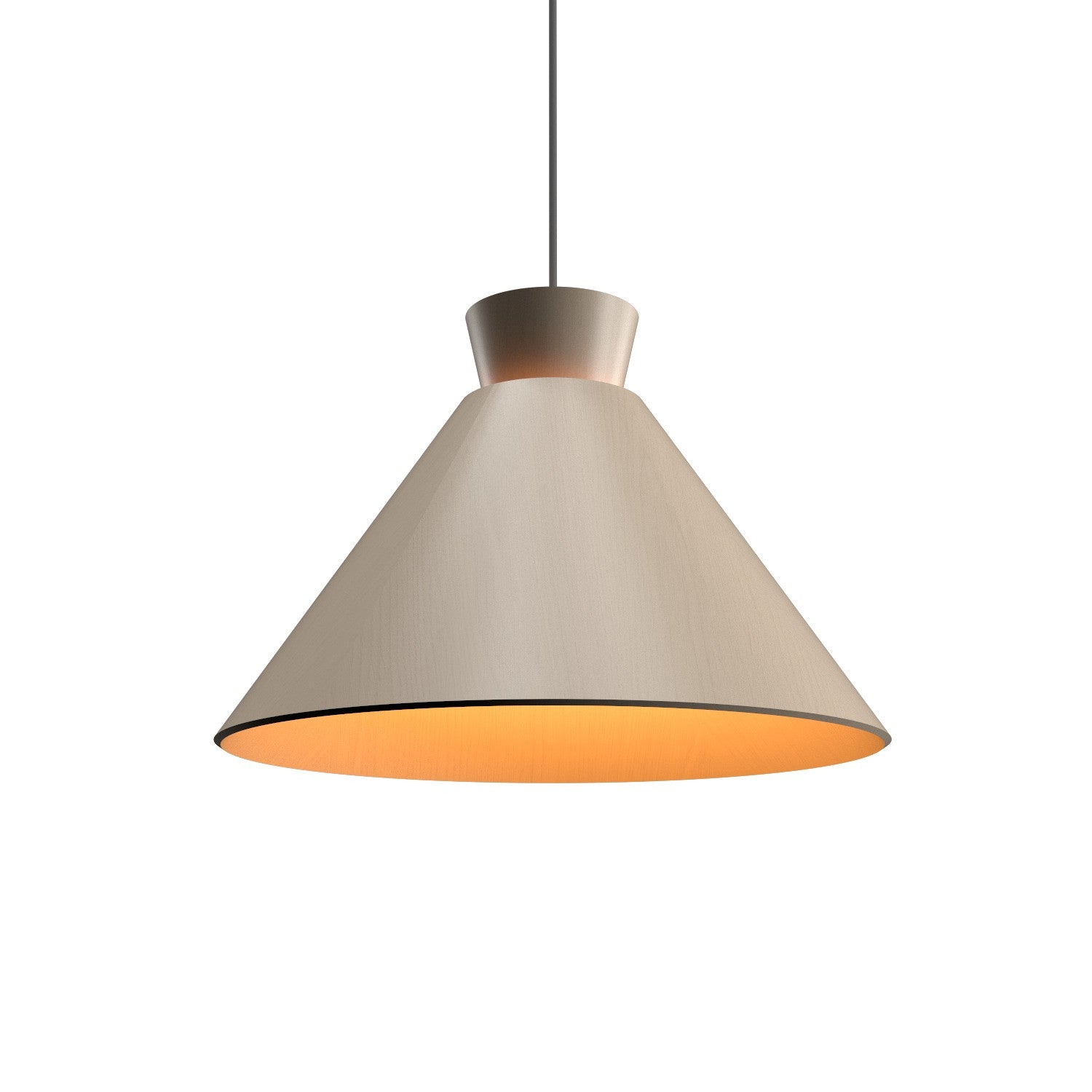 Accord Lighting - 1474.48 - One Light Pendant - Conical - Organic Cappuccino