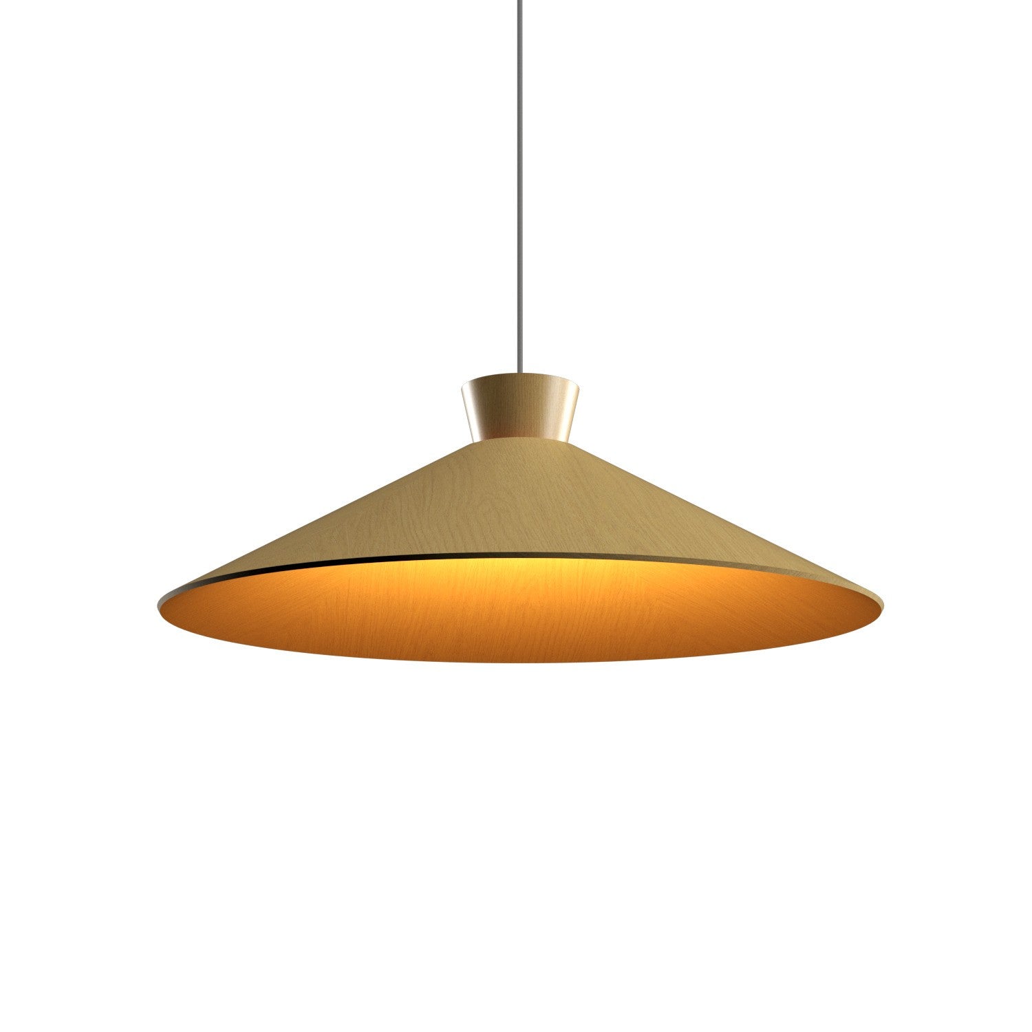 Accord Lighting - 1475.49 - One Light Pendant - Conical - Organic Gold