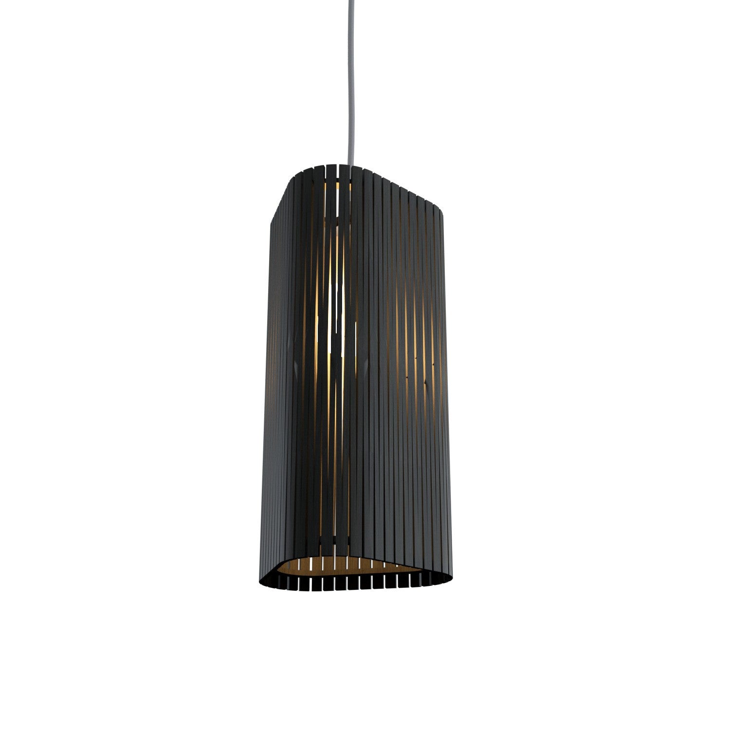 Accord Lighting - 1479.46 - One Light Pendant - Living Hinges - Organic Black