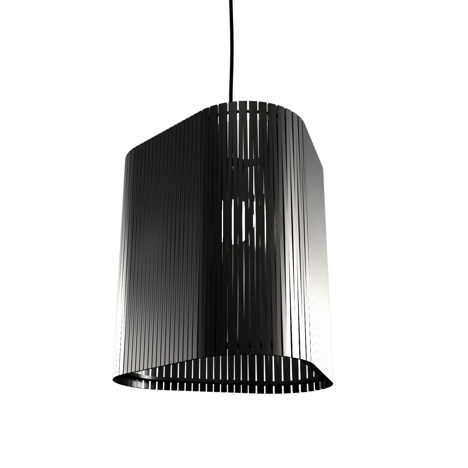 Accord Lighting - 1481.46 - One Light Pendant - Living Hinges - Organic Black