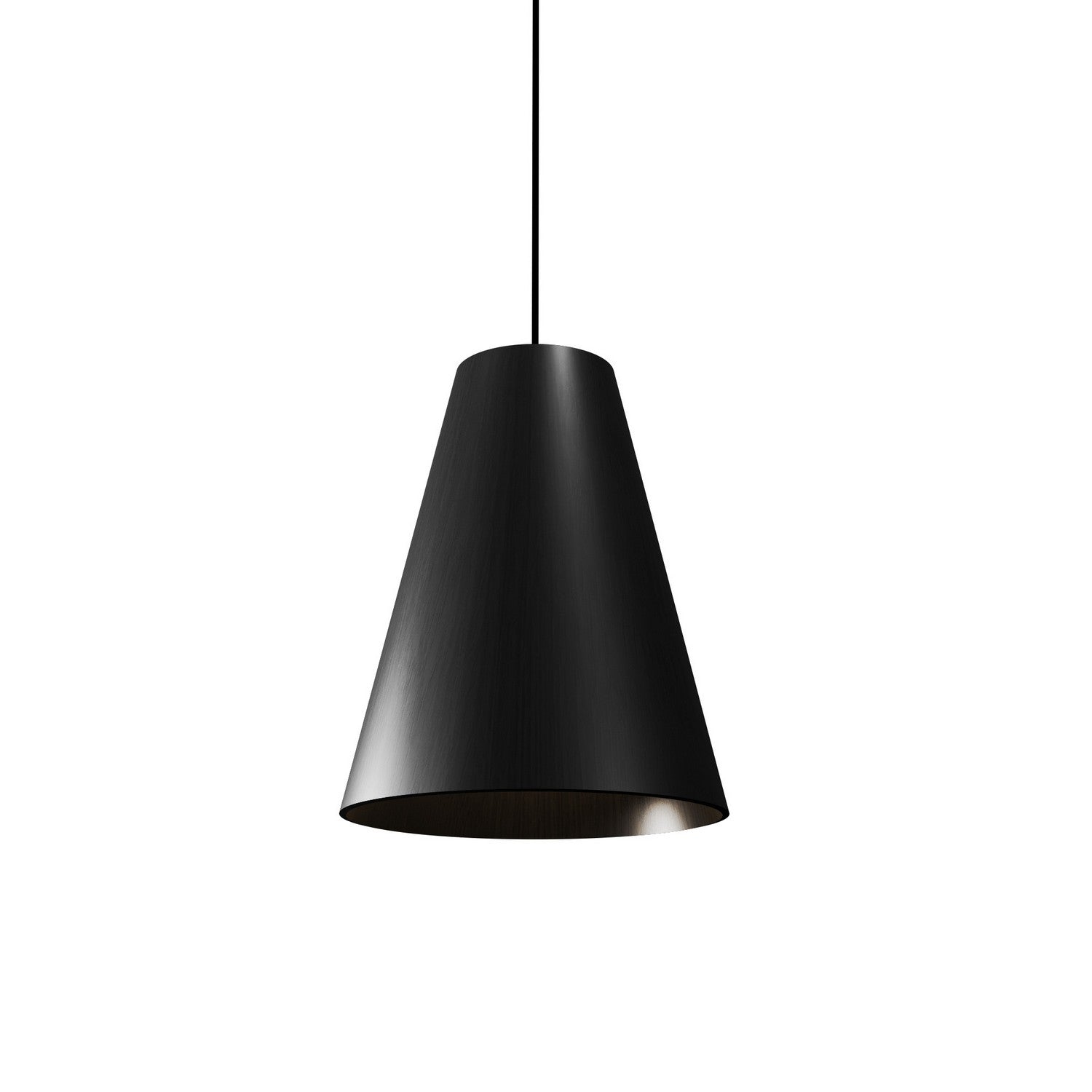 Accord Lighting - 1483.46 - One Light Pendant - Conical - Organic Black